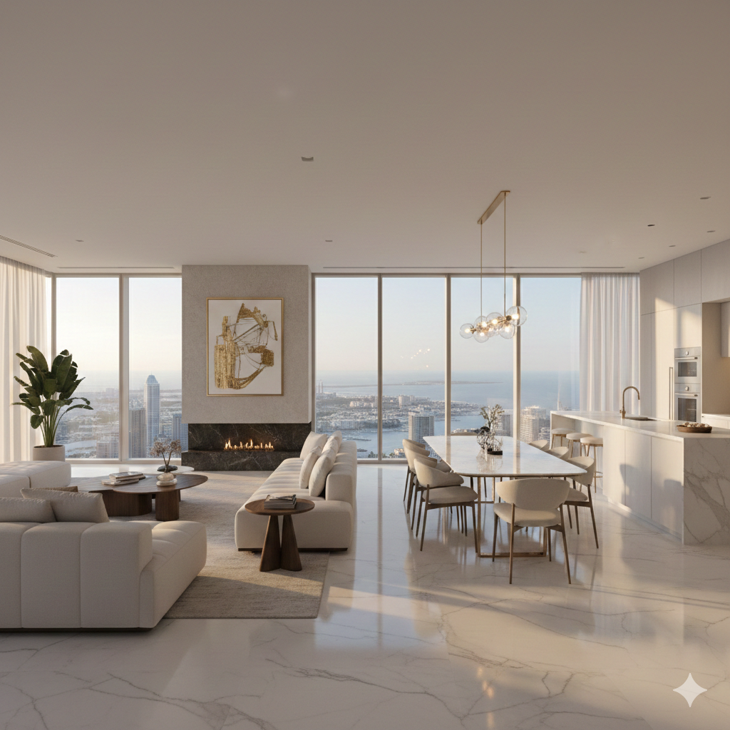 Marina Vista Penthouse with panoramic marina views